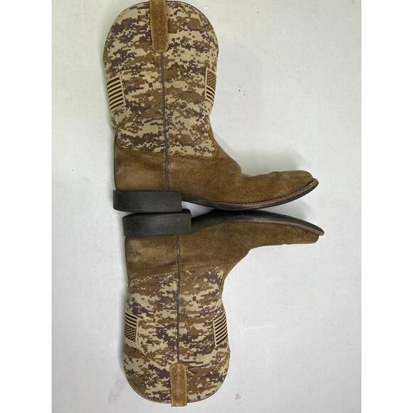 Ariat Men's Sport Patriot Camo Western Boot In Men's Size 6 or 37.5 - Picture 8 of 8